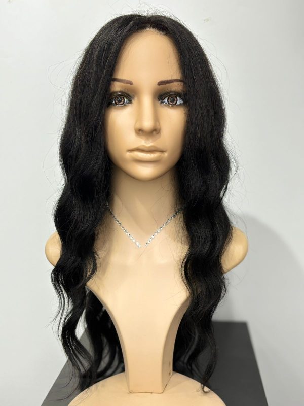 Peluca Natural Lace front Pelo Natural virgen ondulada