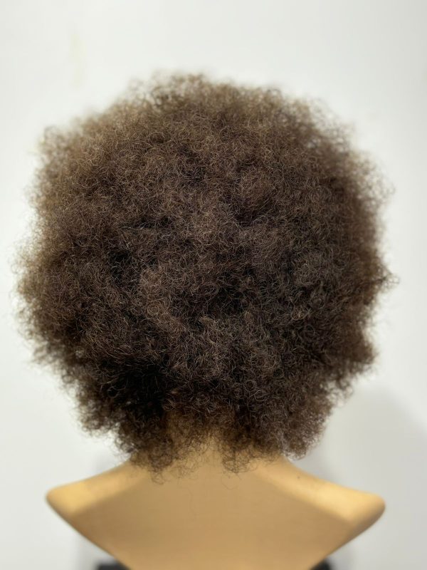 Peluca Natural Afro castaña - Imagen 2