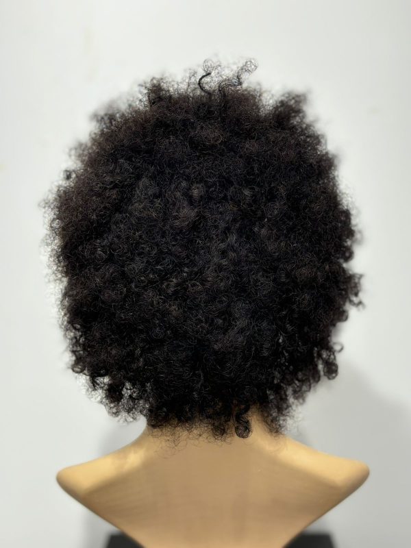 Peluca Natural Afro negra - Imagen 2