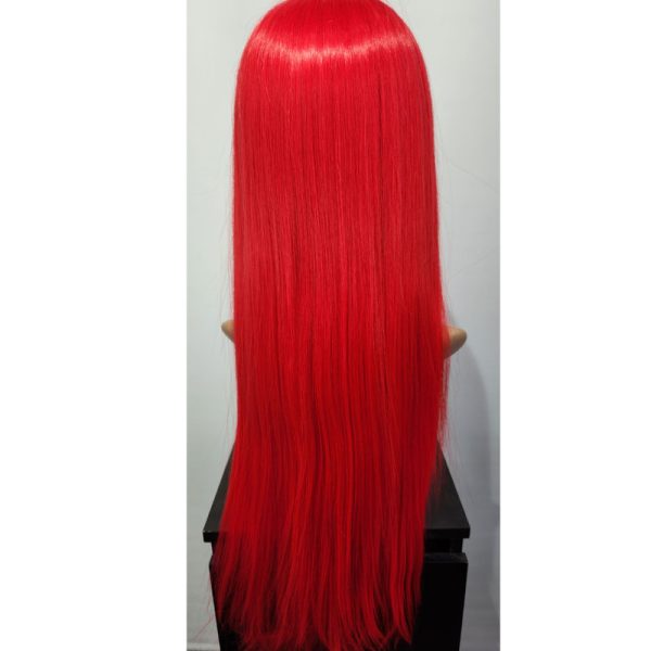 PELUCA SINTETICA ROJA LARGA - Imagen 2
