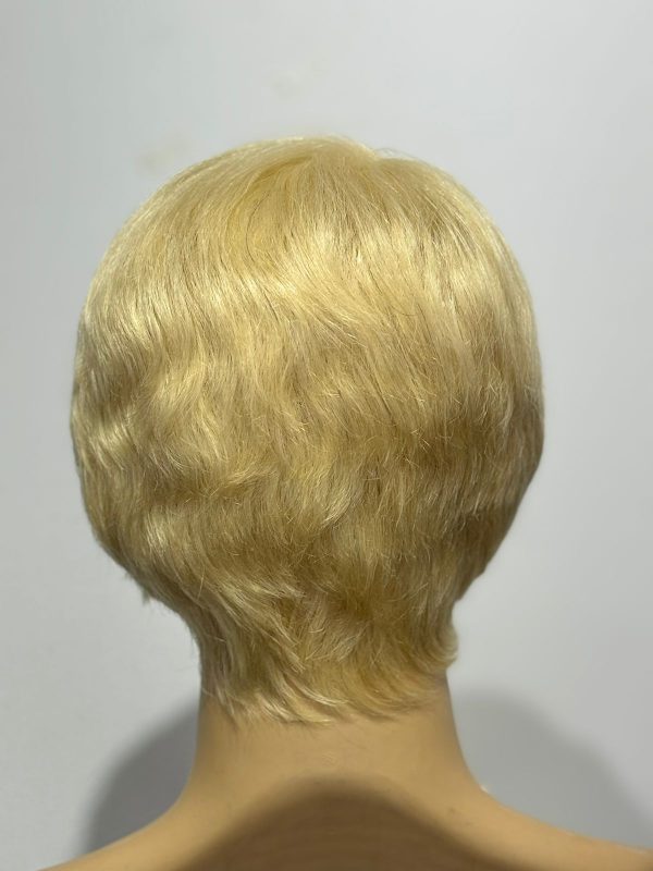 Peluca Natural Corta Lace Front Modelo Pixie muy Natural - Imagen 3
